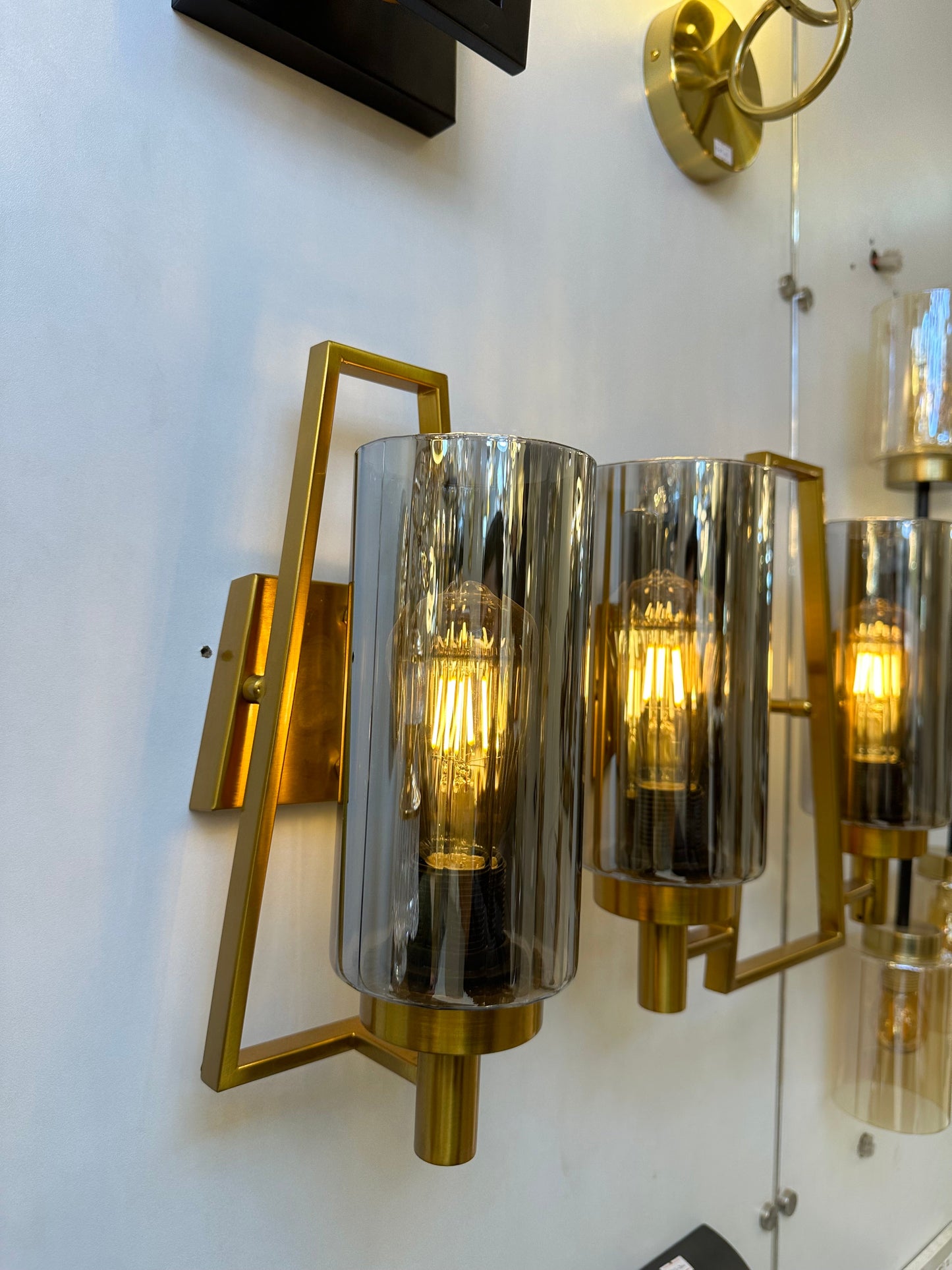 Lightigious™ - Smoke Glass Wall Light
