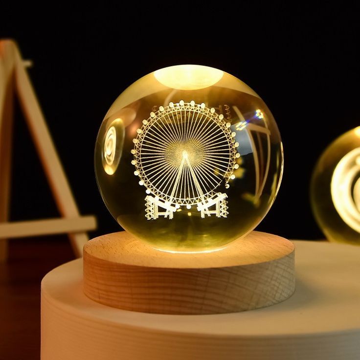 Lightigious™- Imported 3D Crystal Ball Lamps