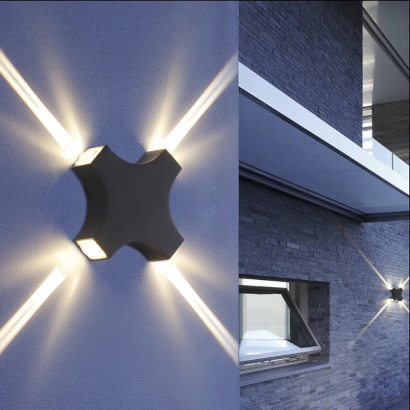 Lightigious™ - Cross Outdoor and Indoor Waterproof LED Light (Black, IP65)