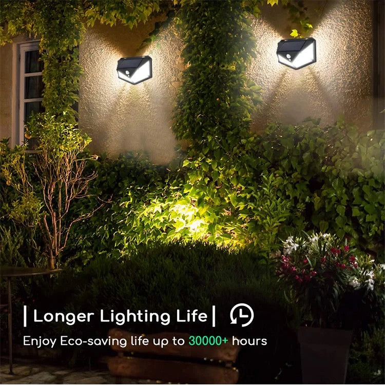 Solar LED Light Solar Charged Body Sensor Wall Lamp Outdoor Light