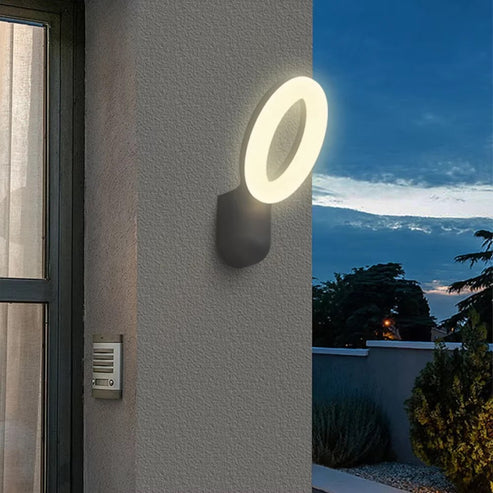 Lightigious™ - 12W Decorative Aluminum LED Wall Lamp for Outdoor Use