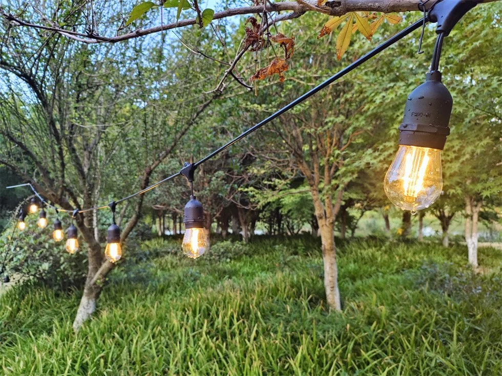 S14 Plastic Shatterproof Edison Vintage Style Replacement 1
Watt Outdoor Light Bulbs, LED 1W String Light Bulbs