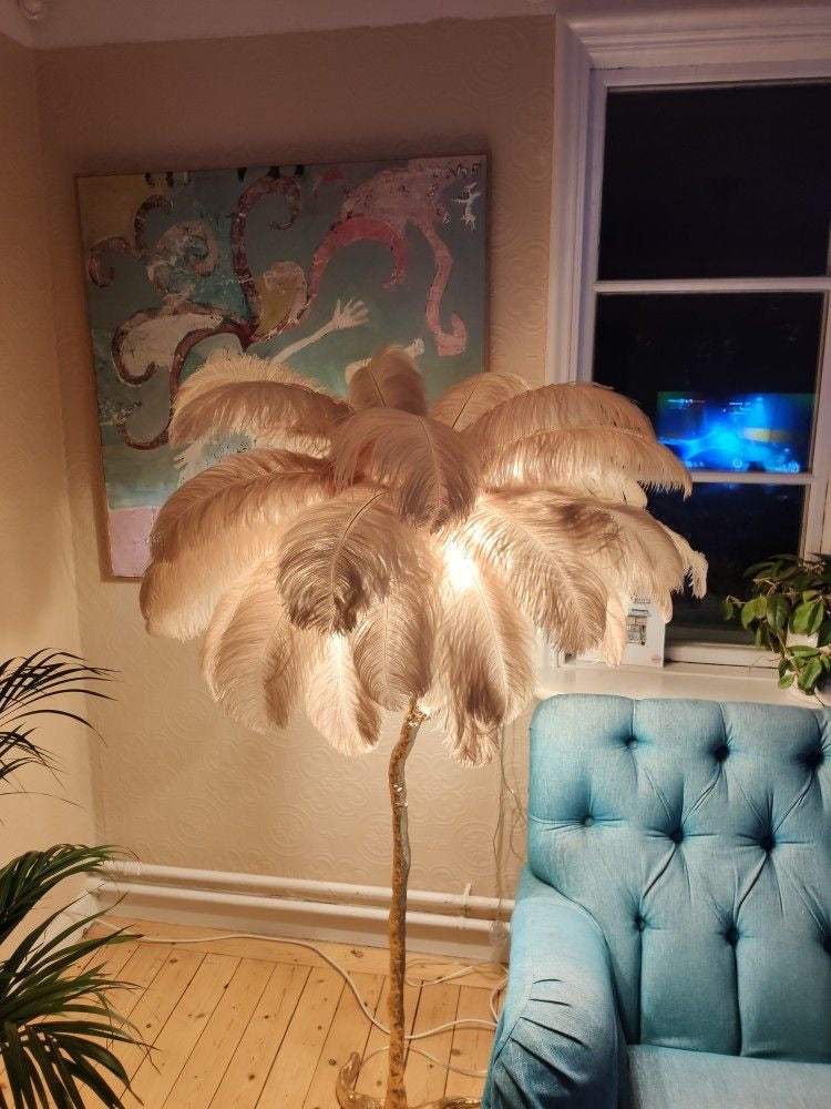 Ostrich Floor Lamp