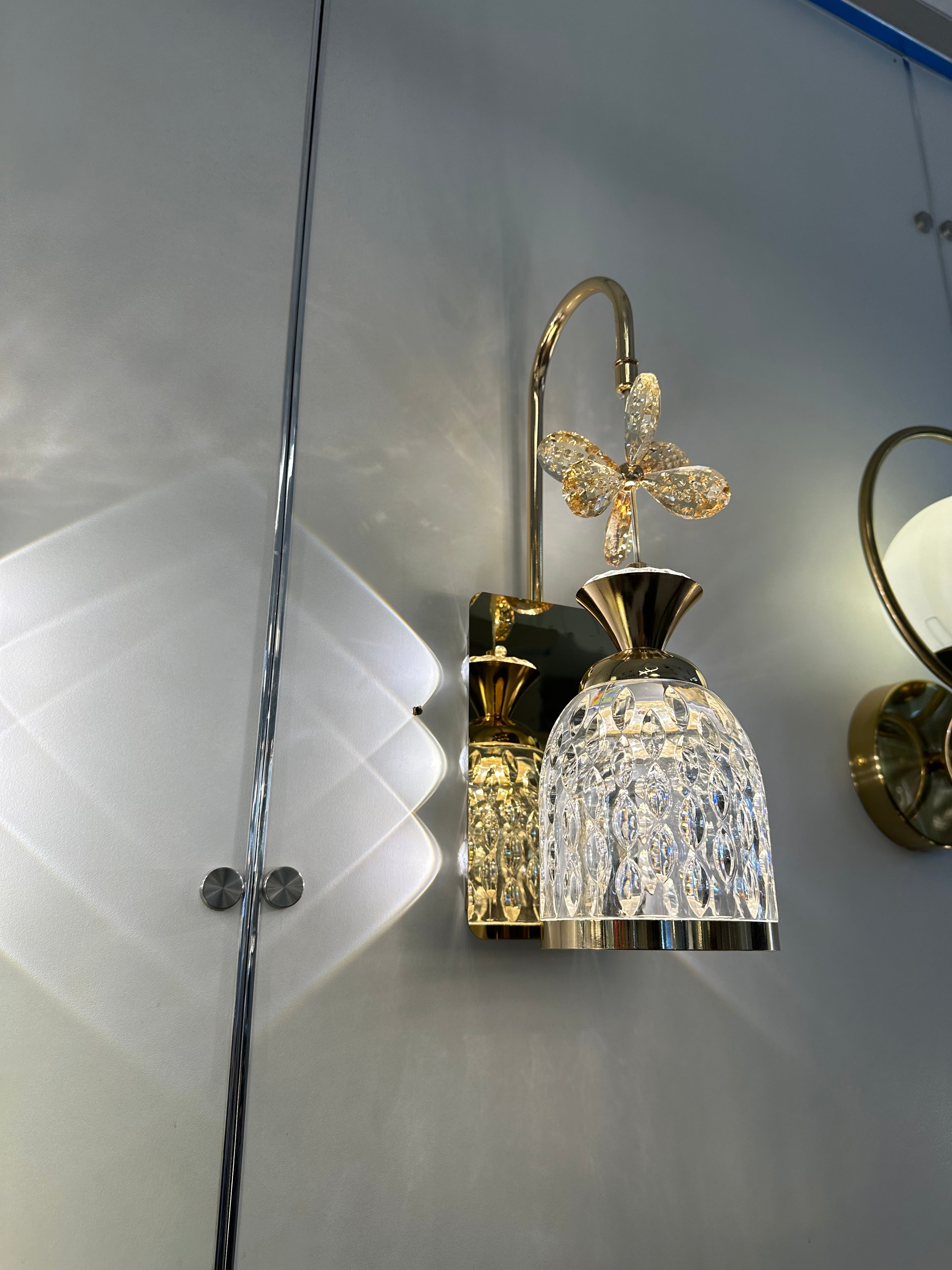 Lightigious™ - Crystal SMD Wall Light, Gold & Clear Acrylic, LED Lighting