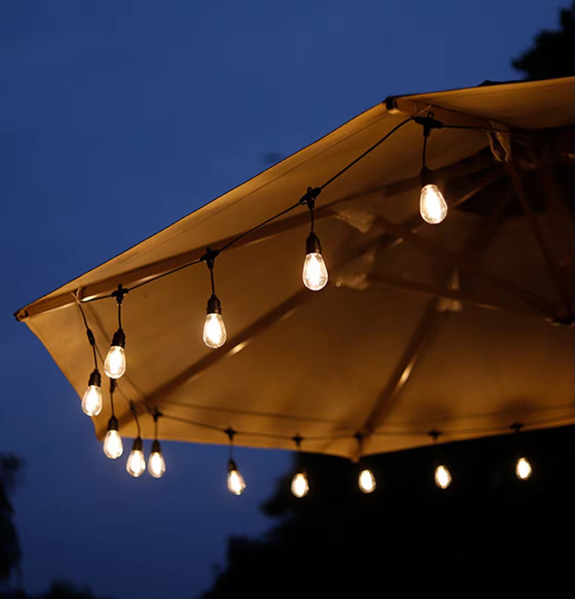 Lightigious LumiGlow IP65 Waterproof Outdoor String Lights 20 bulbs 32ft