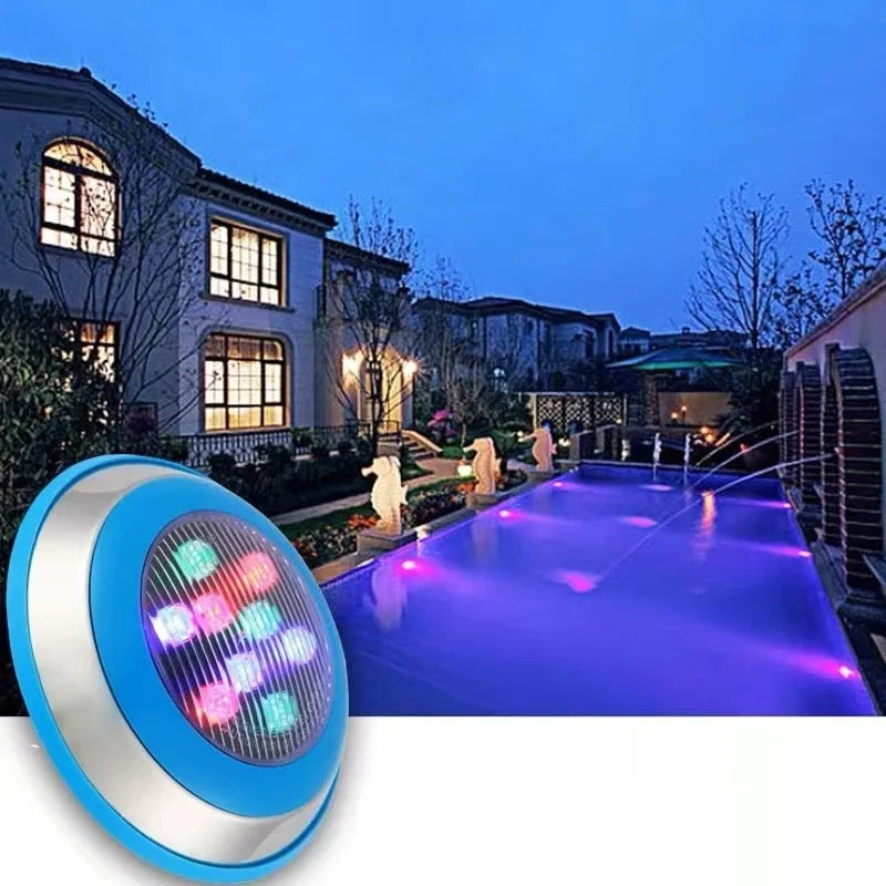 Lightigious™ - 12V Stainless Steel Wireless Control Underwater Swimming Pool Light (18W, 24W, 36W)