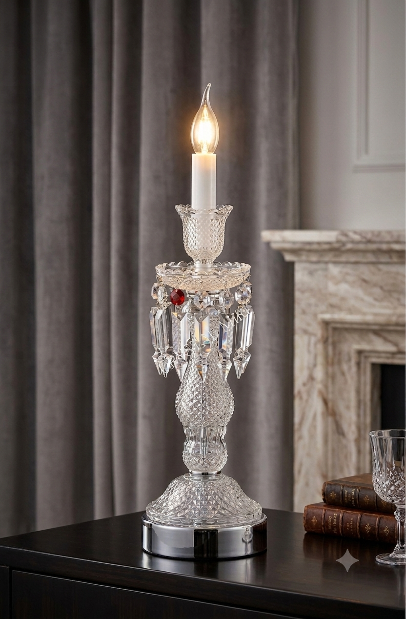 Lightigious | The Baccarat Solo Crystal Candle Lamp