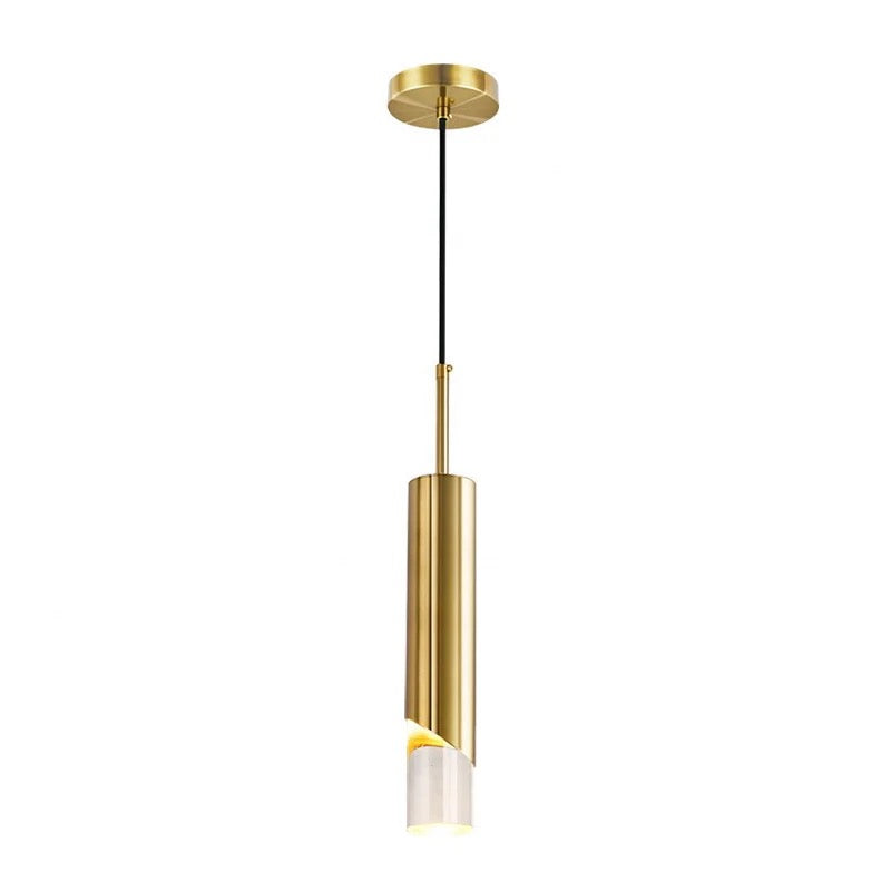 Lightigious™ - Golden Cylinder Hanging Light