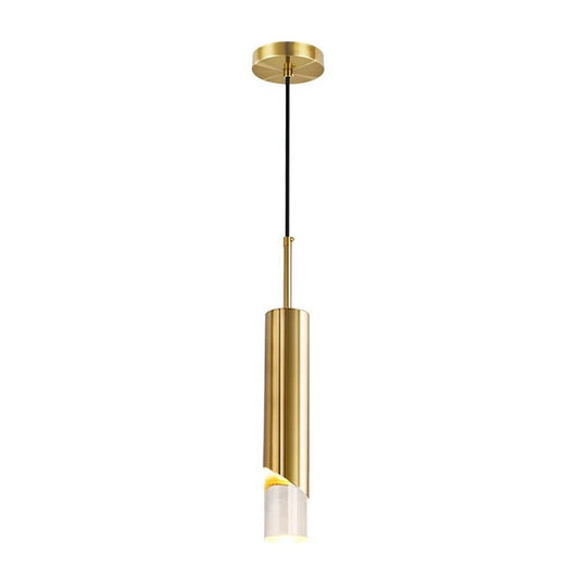 Lightigious™ - Golden Cylinder Hanging Light