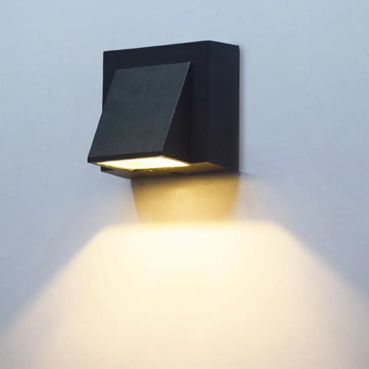 Lightigious™ - Single K Light Waterproof LED Wall Lamp (Square, Warm White)