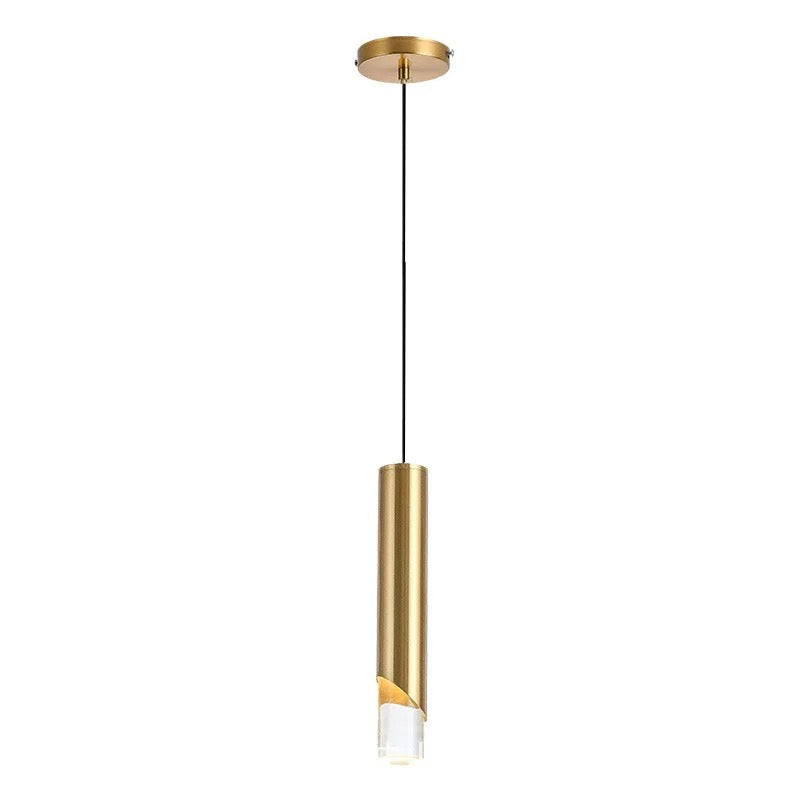 Lightigious™ - Golden Cylinder Hanging Light