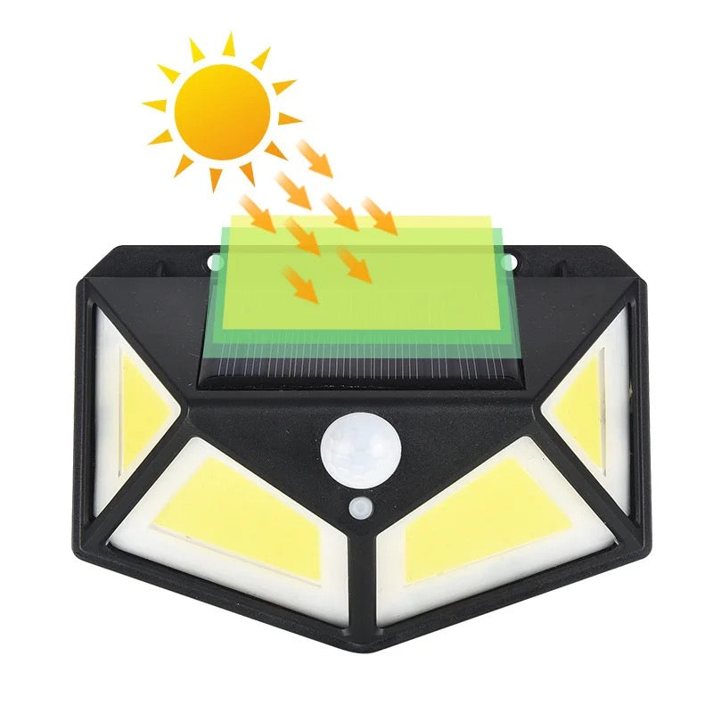 Solar LED Light Solar Charged Body Sensor Wall Lamp Outdoor Light