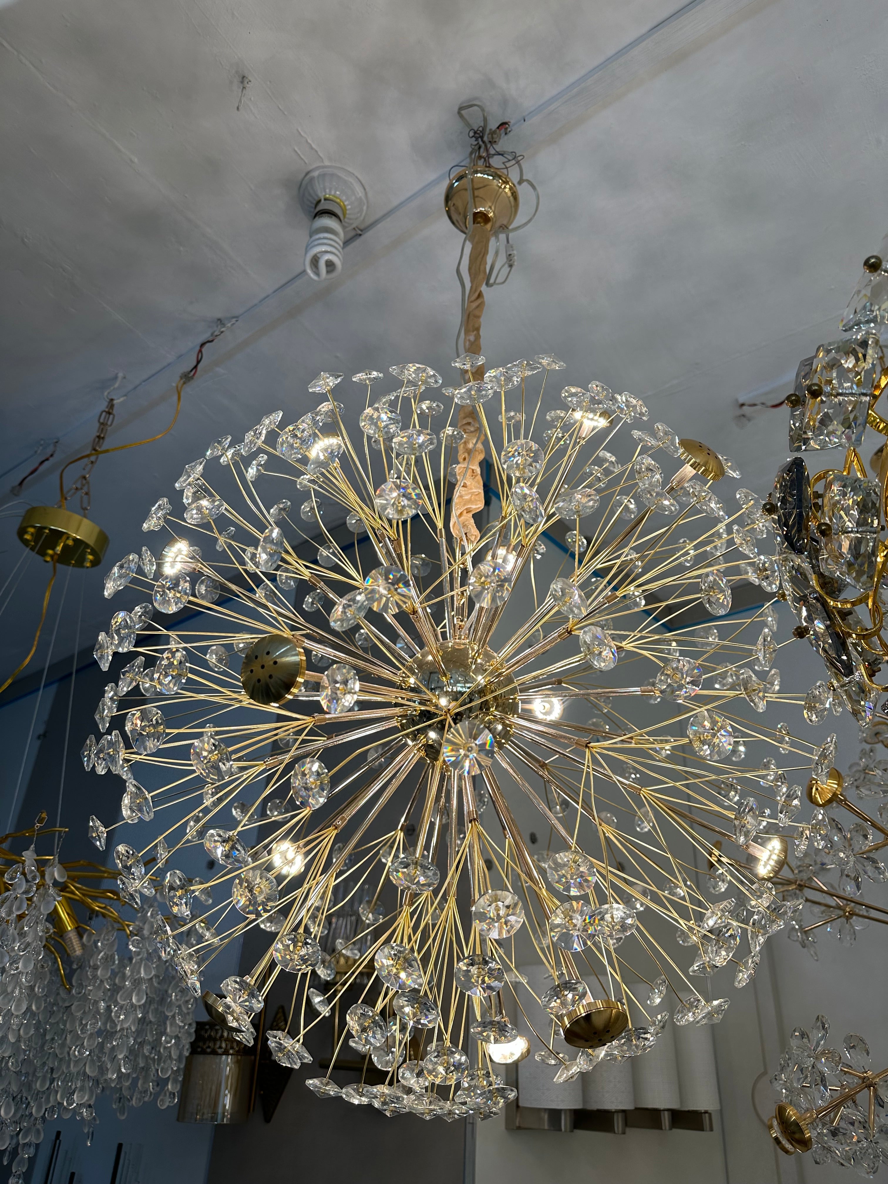 Lightigious™ - Modern LED Crystal Chandelier (Golden, Glamorous Design, Warm White)