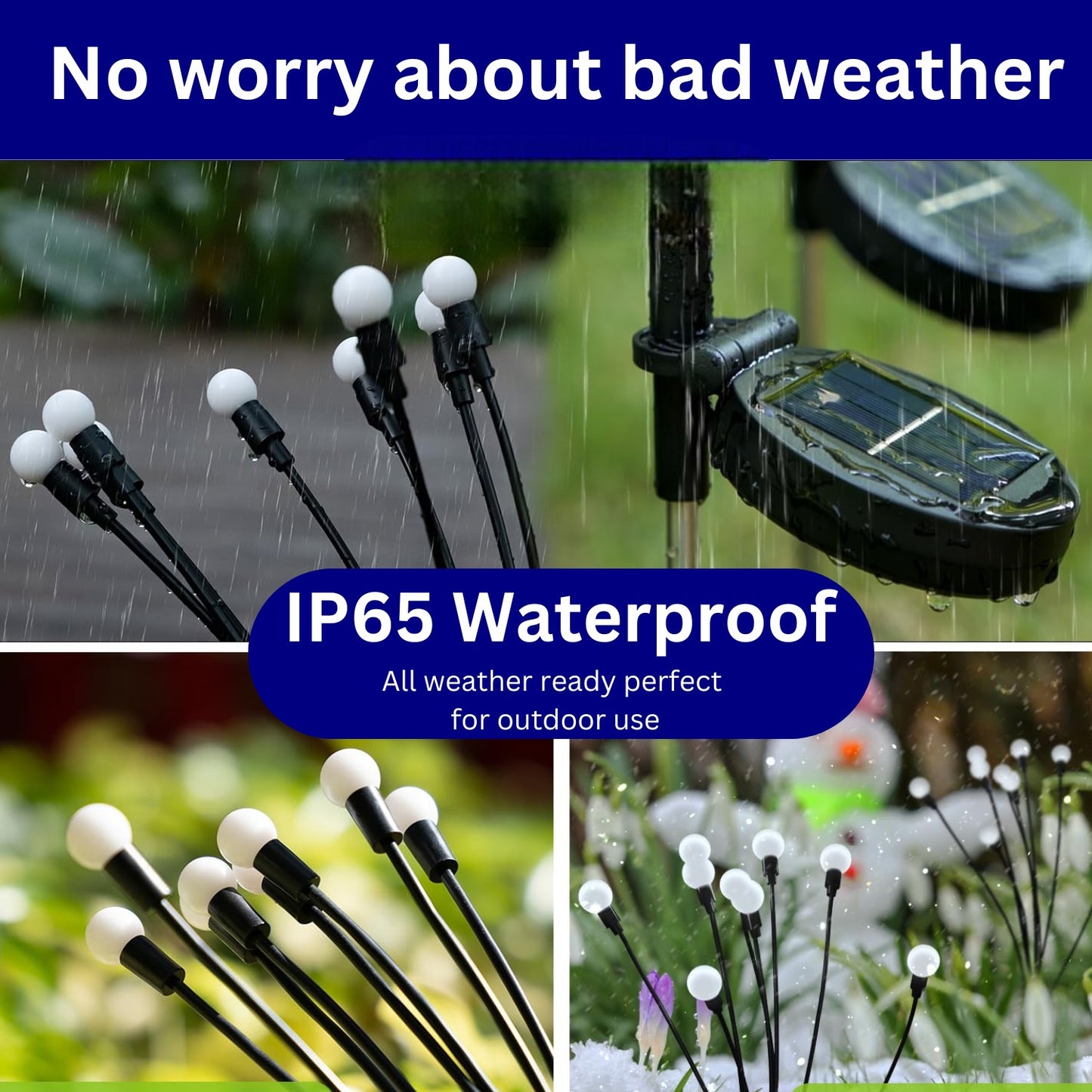 Lightigious™ - Set of 6 Solar Firefly Garden Lights