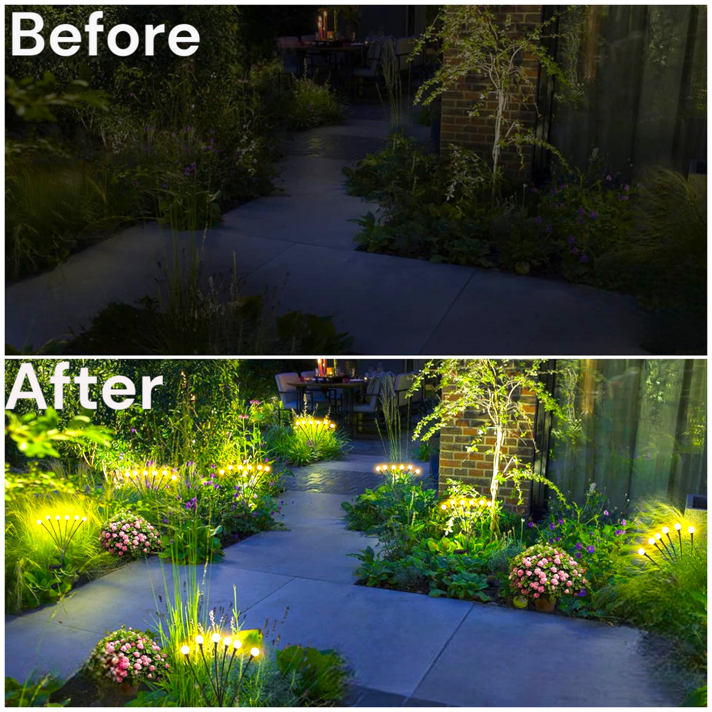 Lightigious™ - Set of 6 Solar Firefly Garden Lights