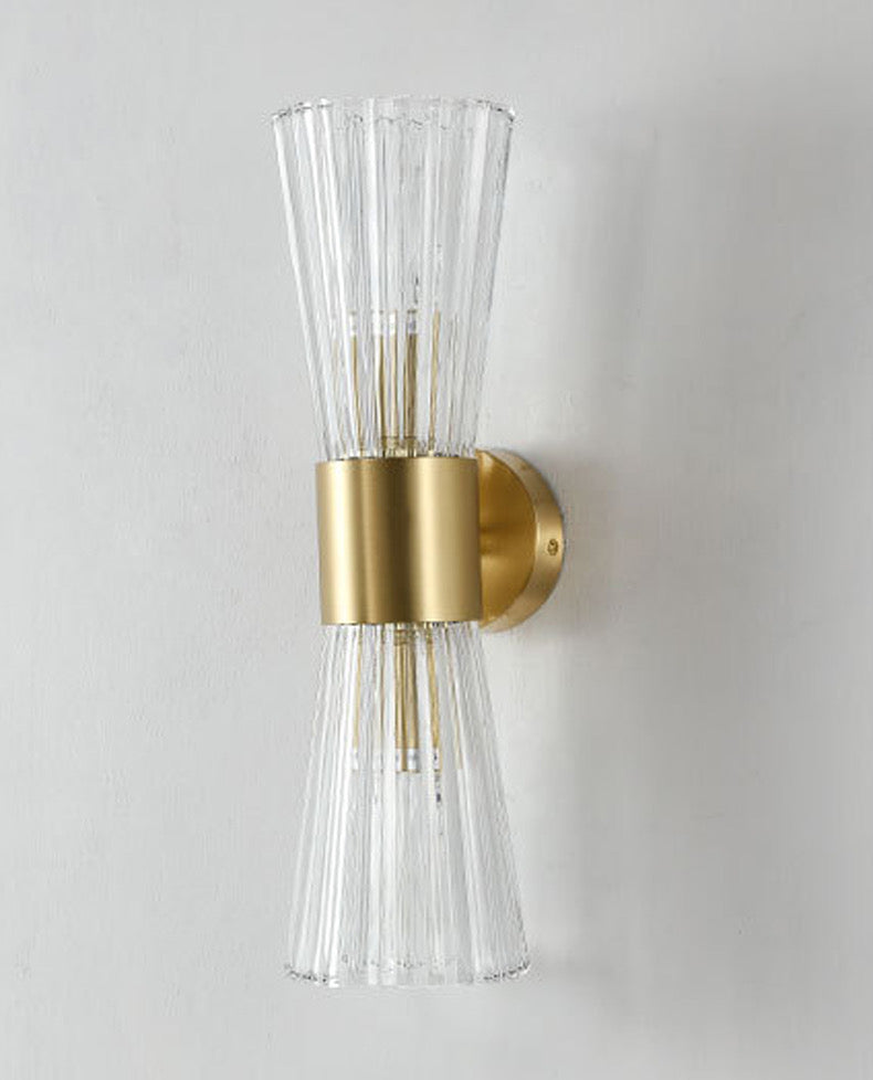 Lightigious™ - Modern Bedside Wall Lamp, Metal & Glass, E27 Bulb, 3-Color LED