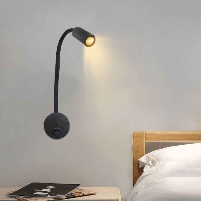 Lightigious™ - Movable Spring COB Wall Light, Black, Adjustable LED