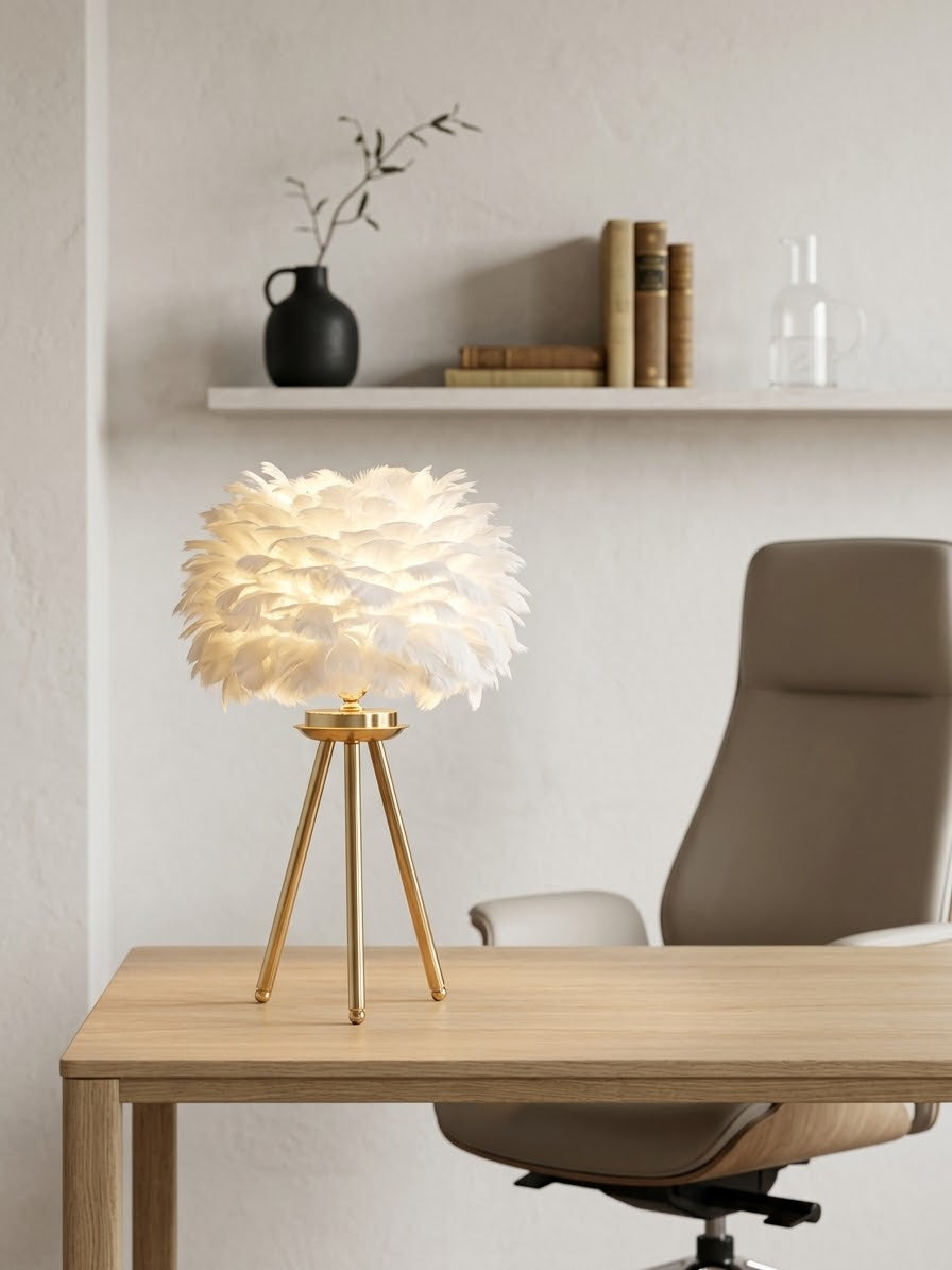 Lightigious™ -  The Celestial Feather Desk Lamp