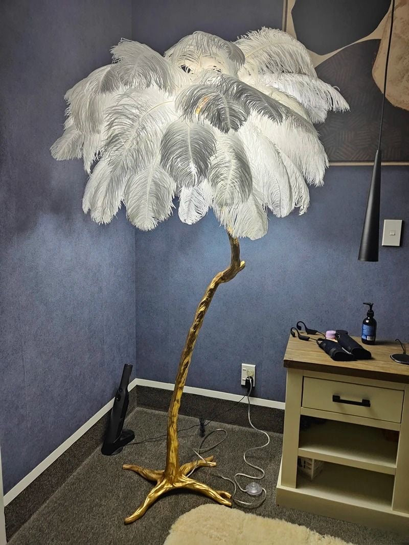 Ostrich Floor Lamp