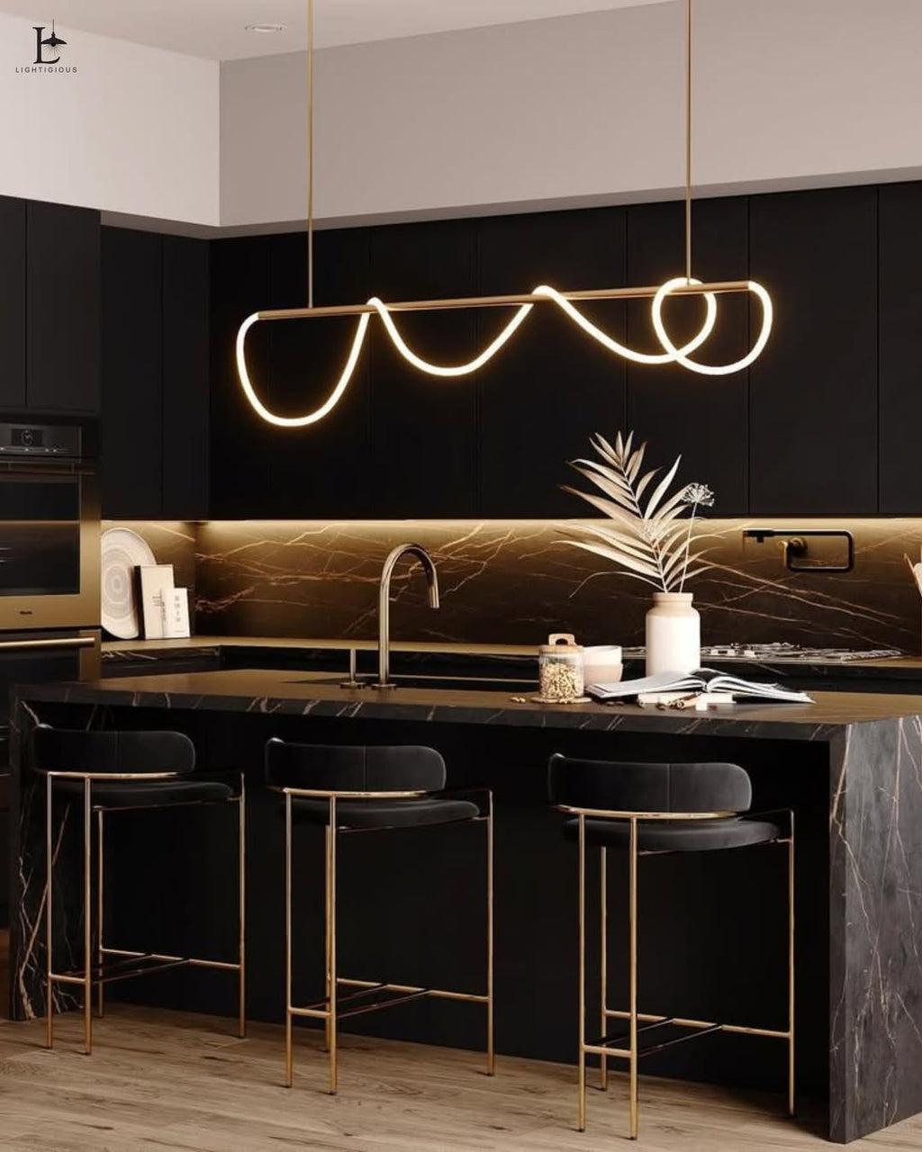 Lightigious™ – Nordic Minimalist Iron LED Pendant Light