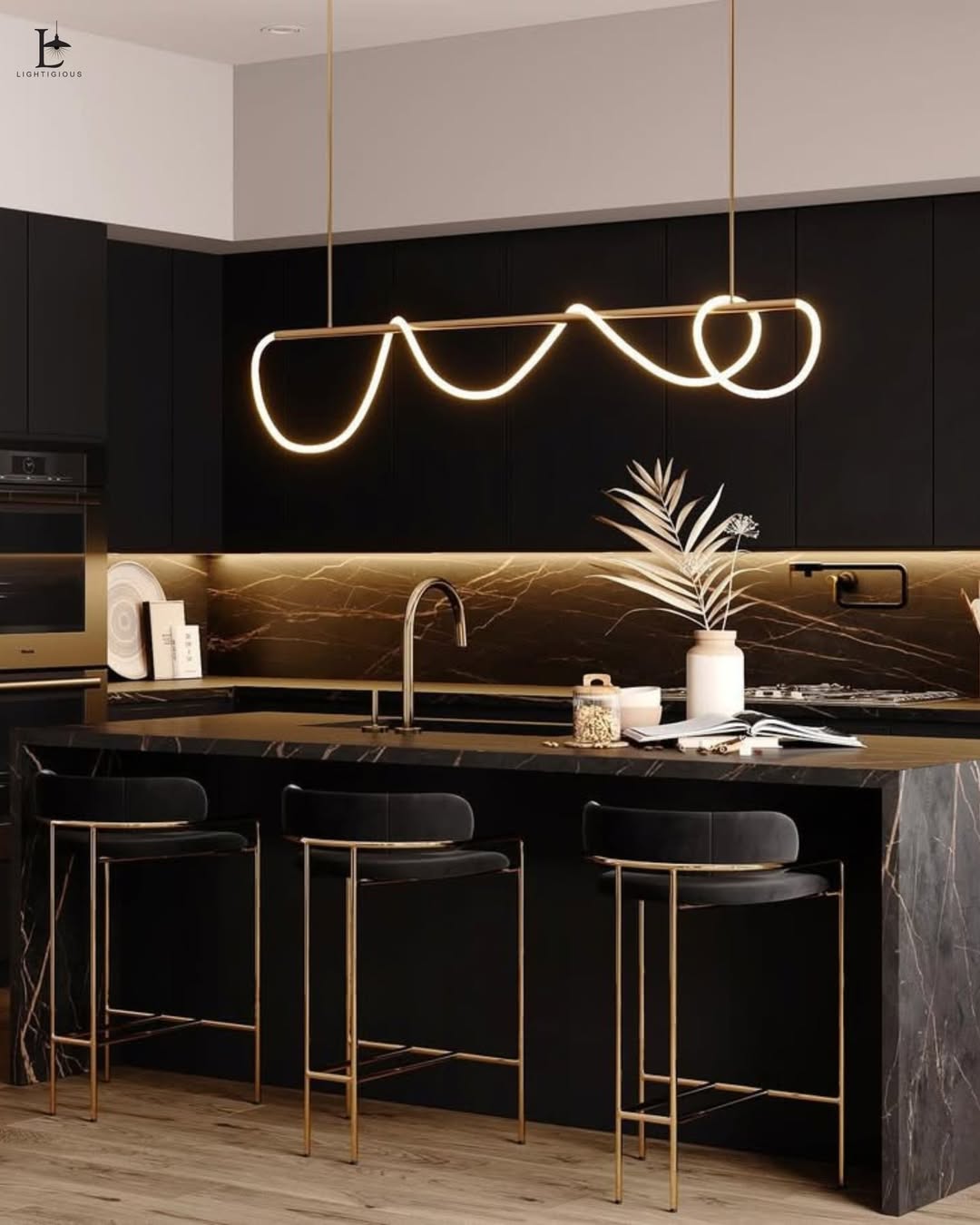 Lightigious™ – Nordic Minimalist Iron LED Pendant Light