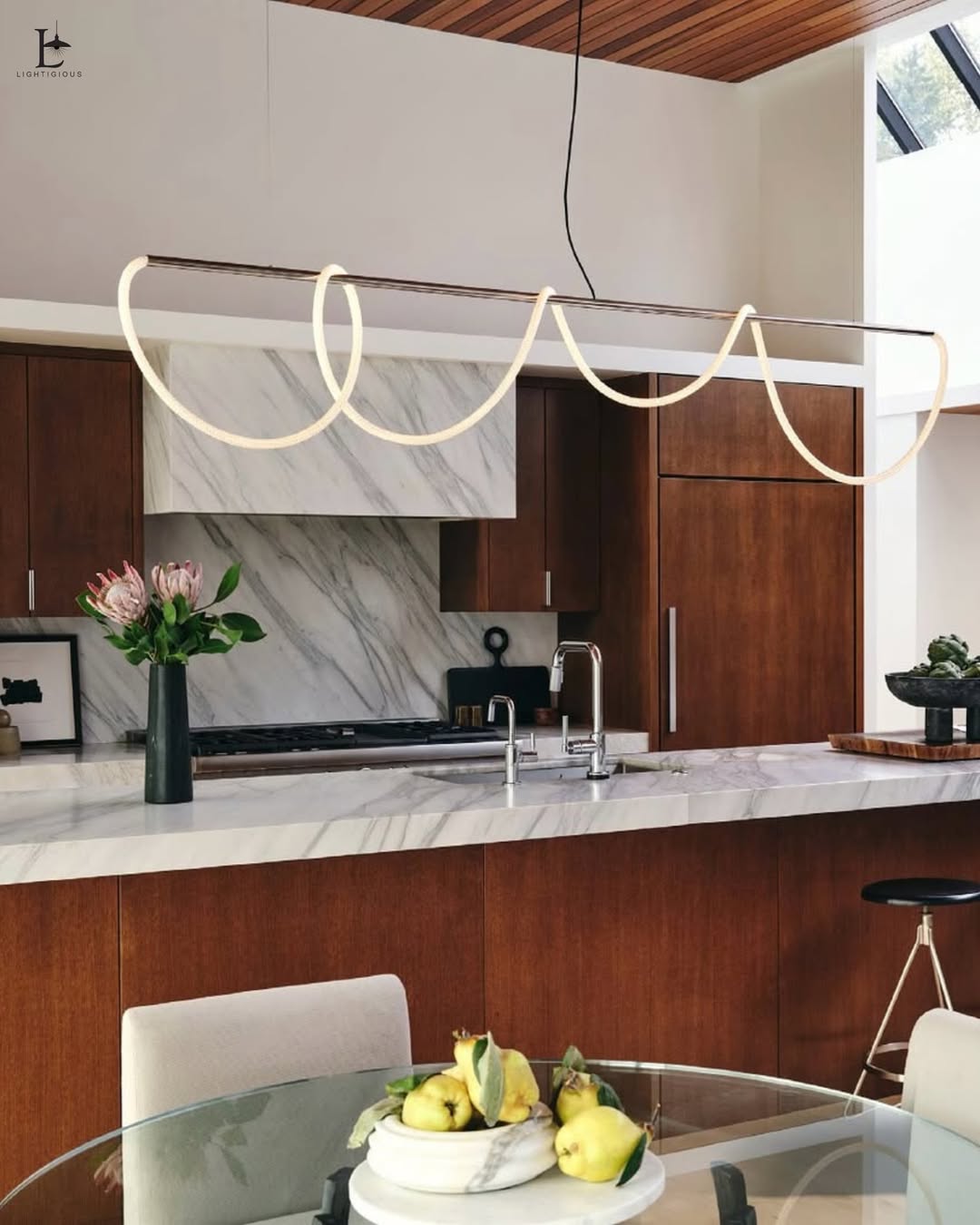 Lightigious™ – Nordic Minimalist Iron LED Pendant Light