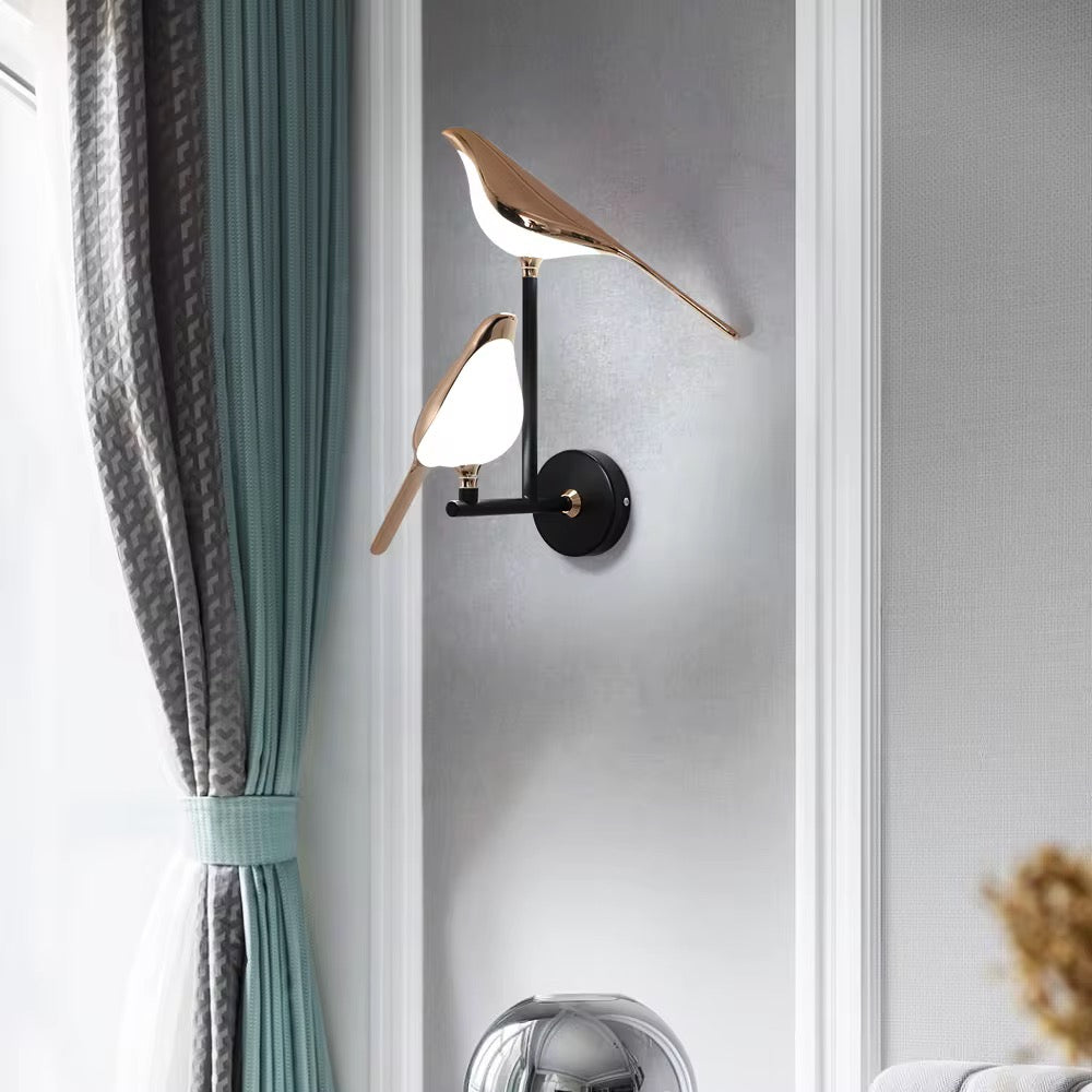 Double sparrow Wall Light