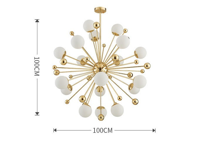 Lightigious™ - 18 Heads Globe Chandelier (Gold, G9 Bulbs)