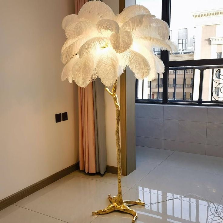Ostrich Floor Lamp