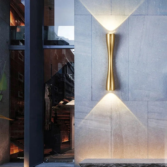 Lightigious™ - Modern LED Wall Lamp (Indoor/Outdoor, Waterproof, Golden/Black Finish)