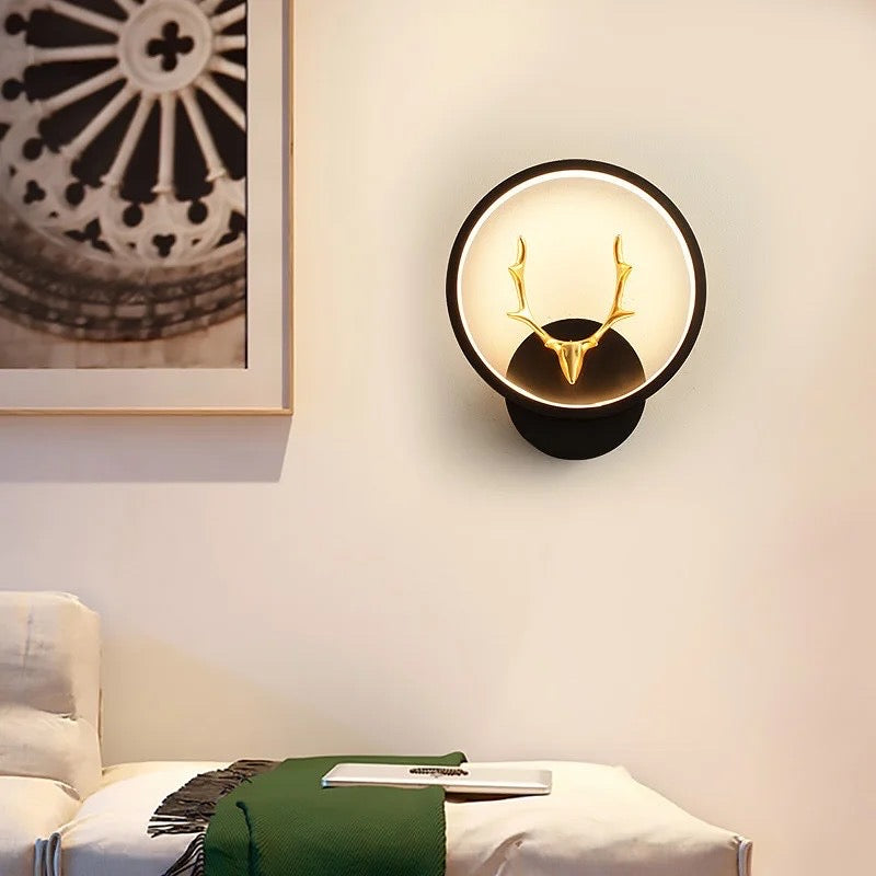 Lightigious Markhor Wall Light - lifestyle room shot