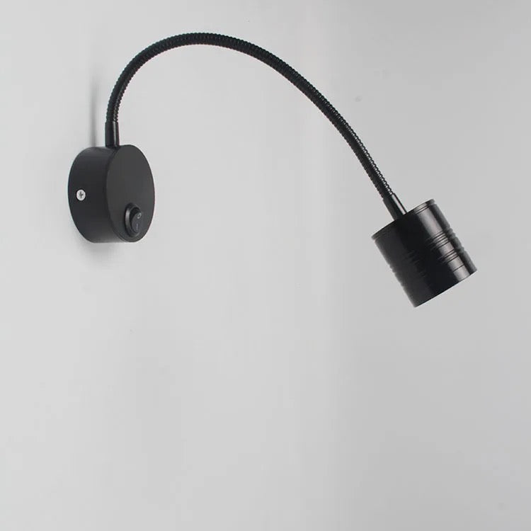 Lightigious™ - Movable Spring COB Wall Light, Black, Adjustable LED
