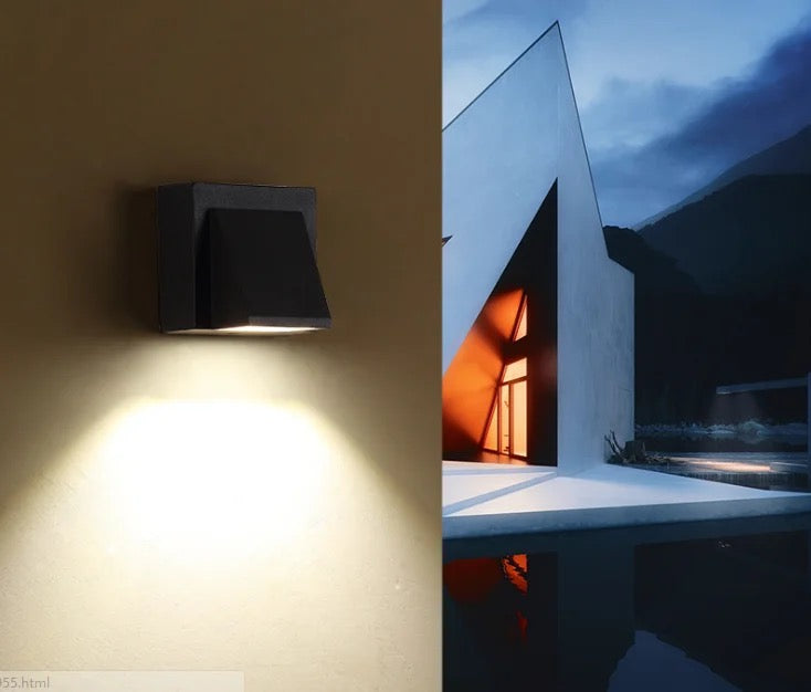 Lightigious™ - Single K Light Waterproof LED Wall Lamp (Square, Warm White)