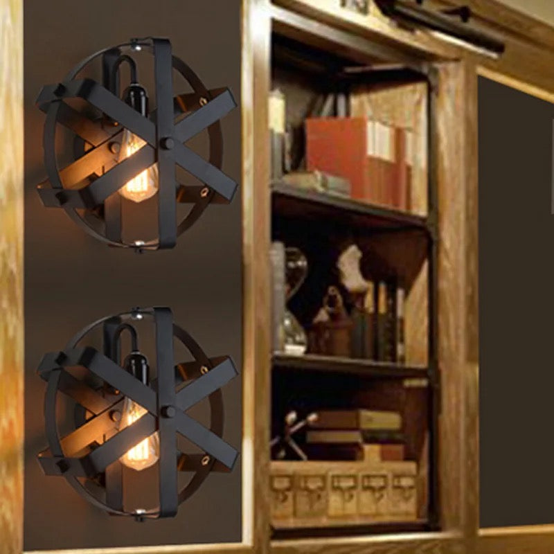 Wheel Wall Light
