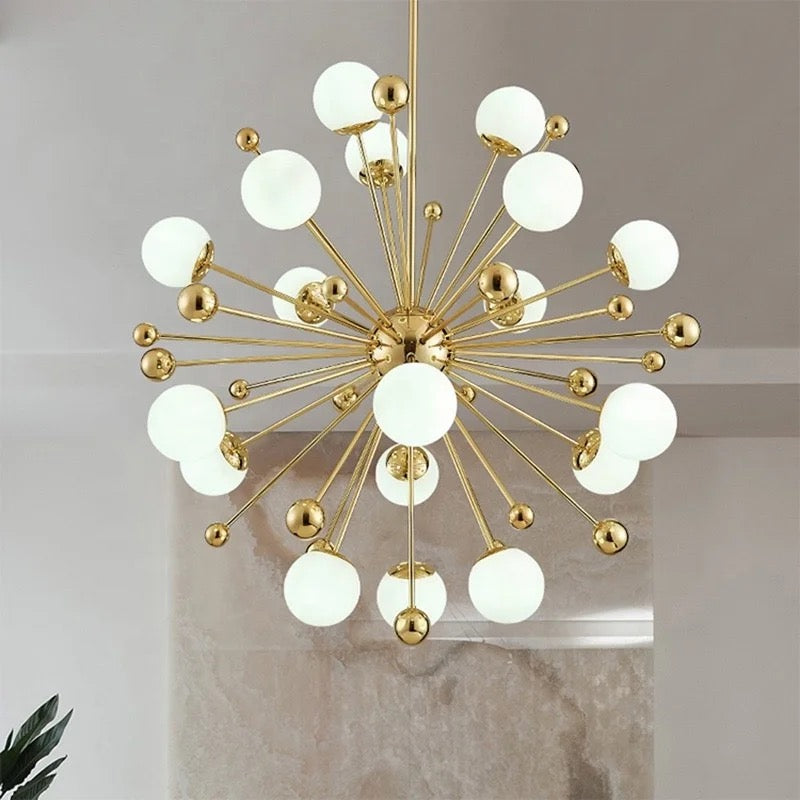 Lightigious™ - 18 Heads Globe Chandelier (Gold, G9 Bulbs)
