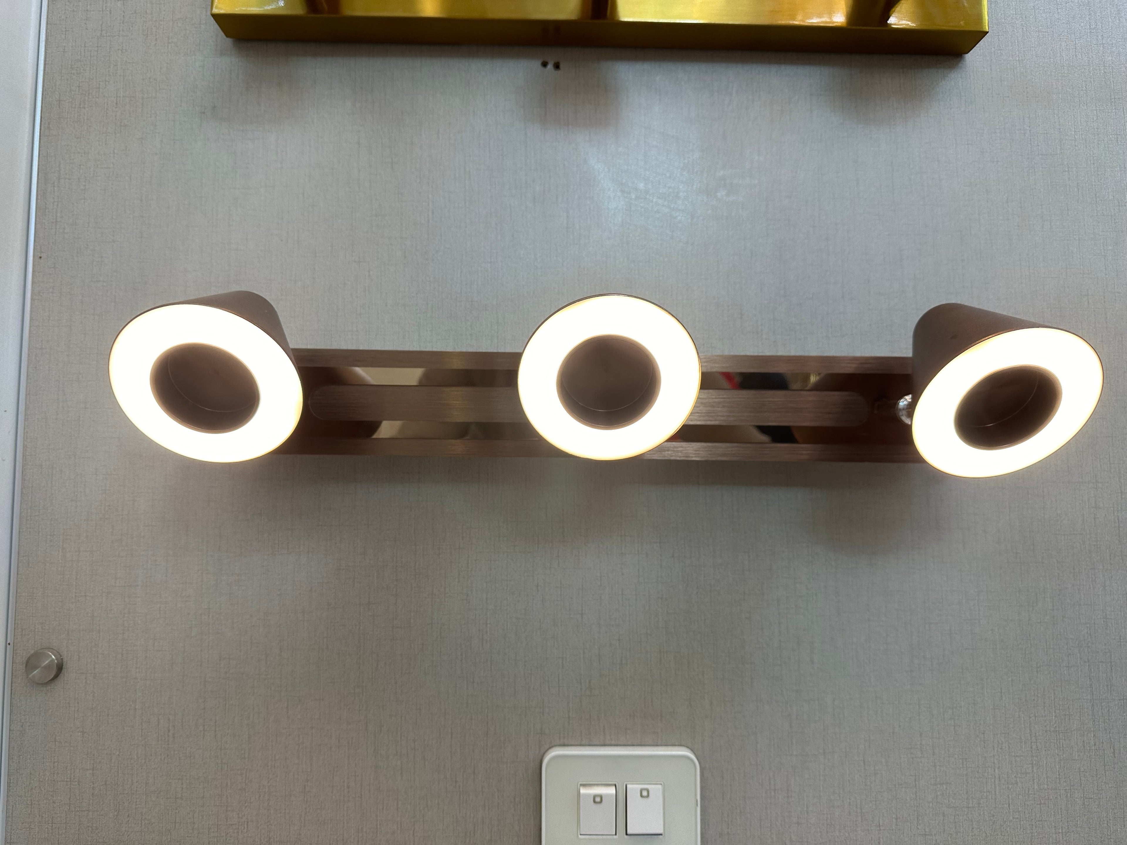 Lightigious Coffee Vanity Light warm glow bathroom vanity lifestyle