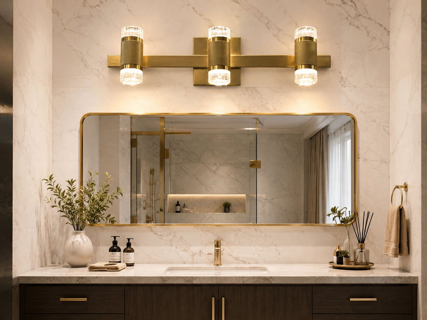 Lightigious™ - Aurora Luxe 3-Light Vanity