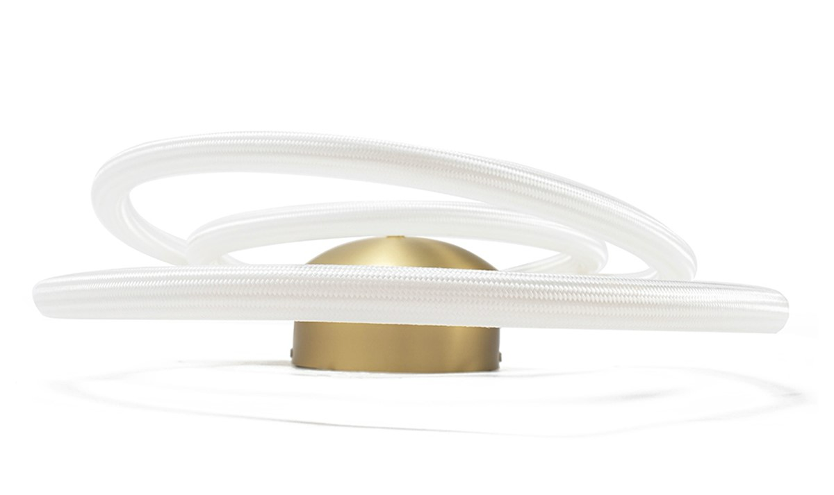 Lightigious™ - Modern Ring LED Wall Light, Metal & Fiber, 3-Color Options