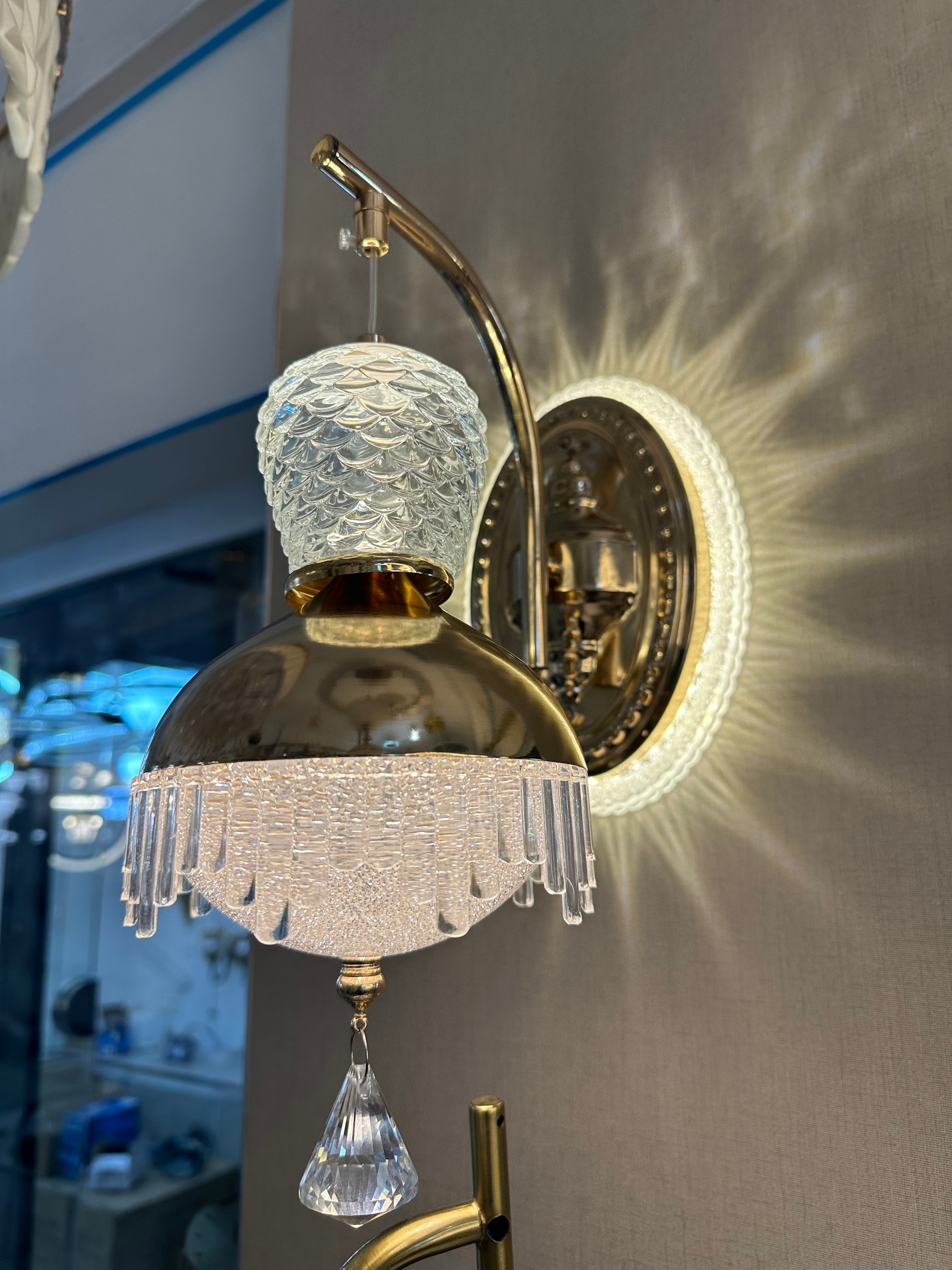 Lightigious™ - Modern SMD Wall Sconce, Gold, Adjustable LED Light