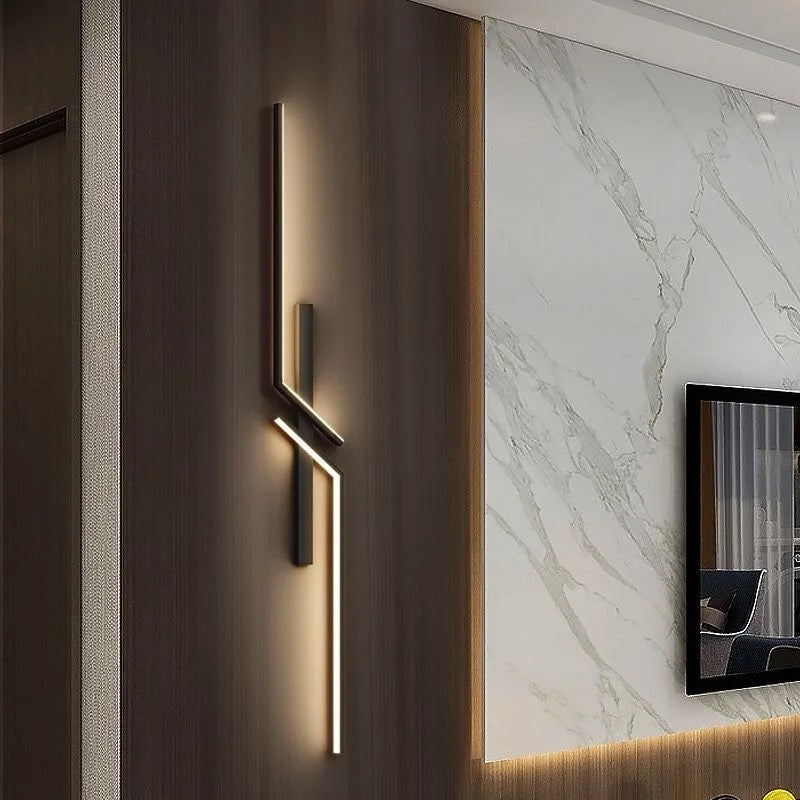 Modern And Minimalist Home Luxury Grille Living Room Tv Background Wall
