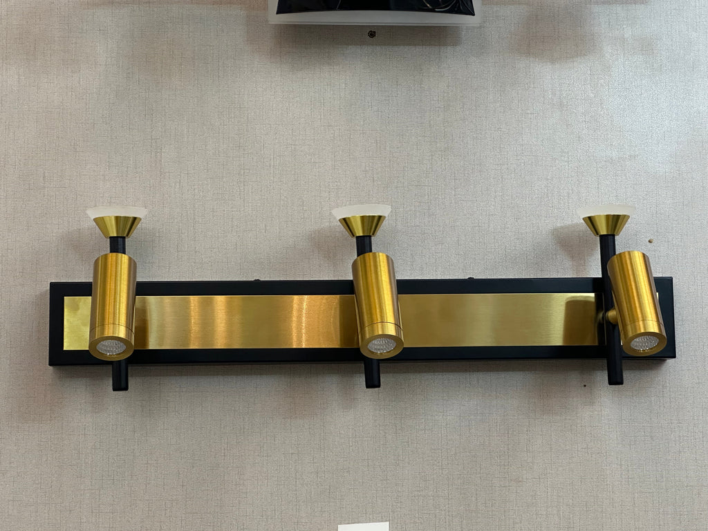 Lightigious™ - Black Golden COB Vanity Light (Sleek Design, Warm White)