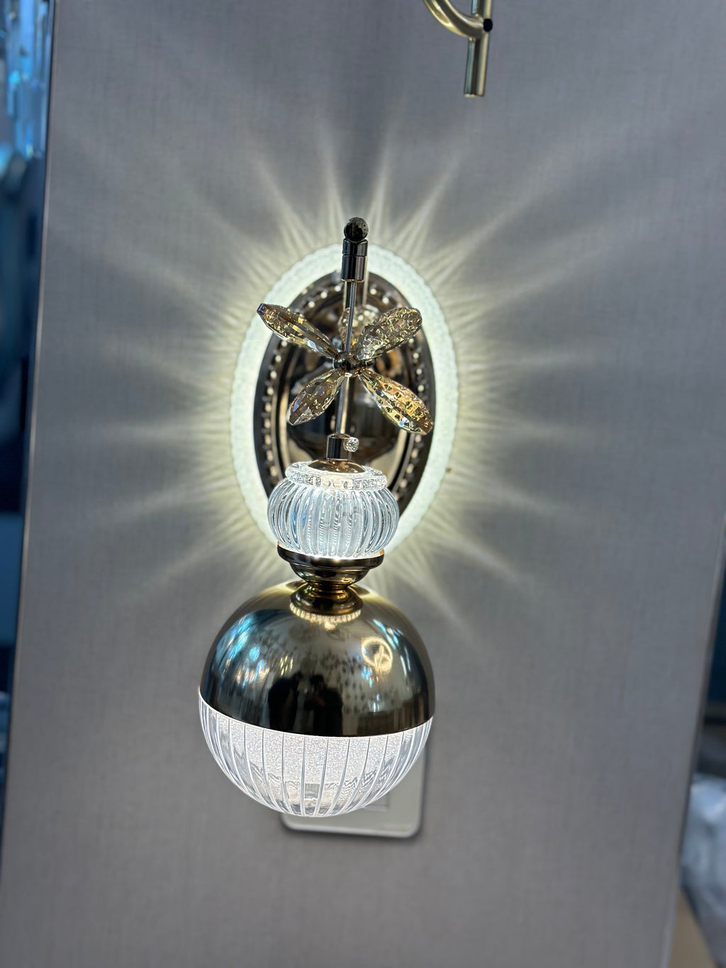Lightigious™ - Modern SMD Wall Sconce, Gold, Adjustable LED Light