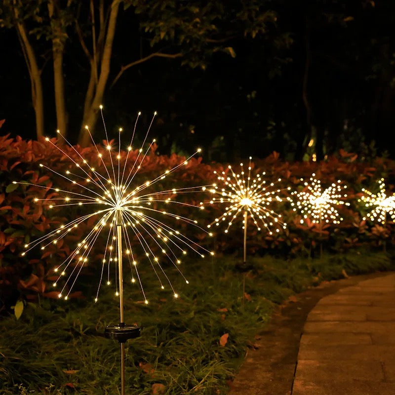 Lightigious™ - Solar Fireworks Outdoor Light (Warm White, Solar Powered)