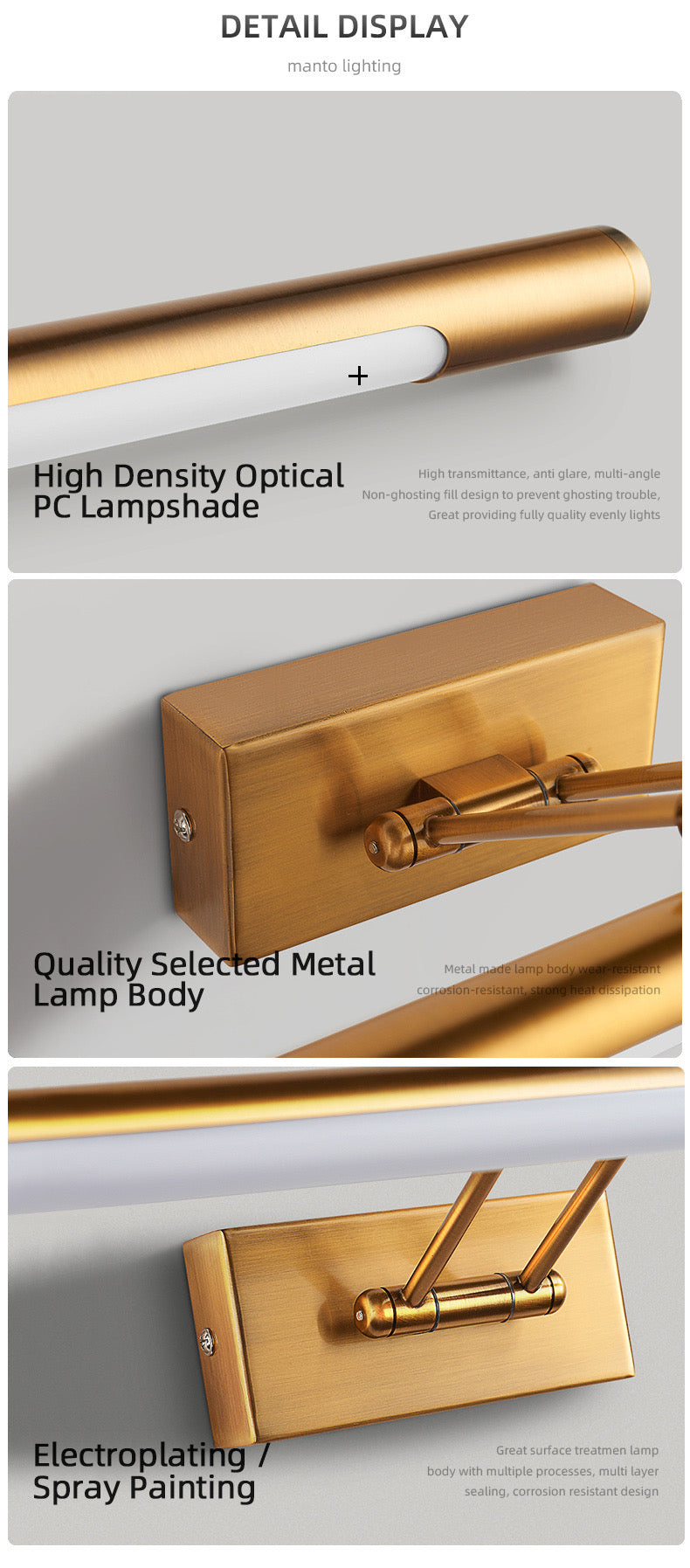 Lightigious™ - Brass Antique Picture Light
