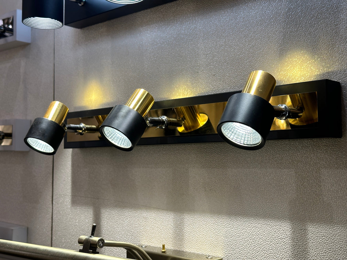 Lightigious™ - COB Black Golden Vanity Light (Sleek Design, COB LED)