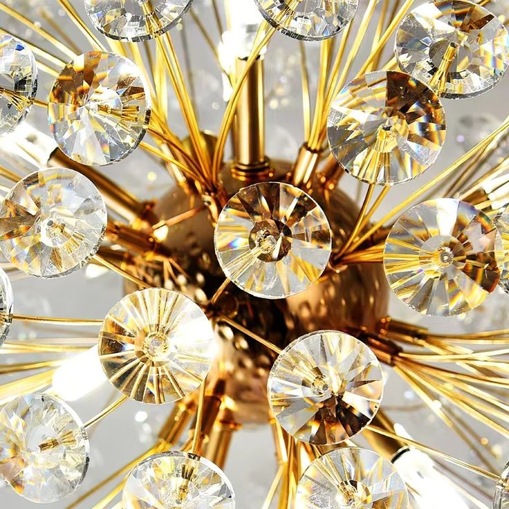 Lightigious™ - Modern LED Crystal Chandelier (Golden, Glamorous Design, Warm White)