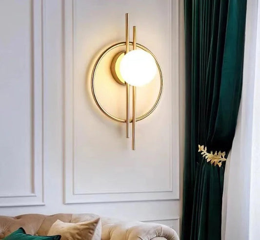 Lightigious™ - Modern Globe Wall Light, Frosted Glass, E27 Holder