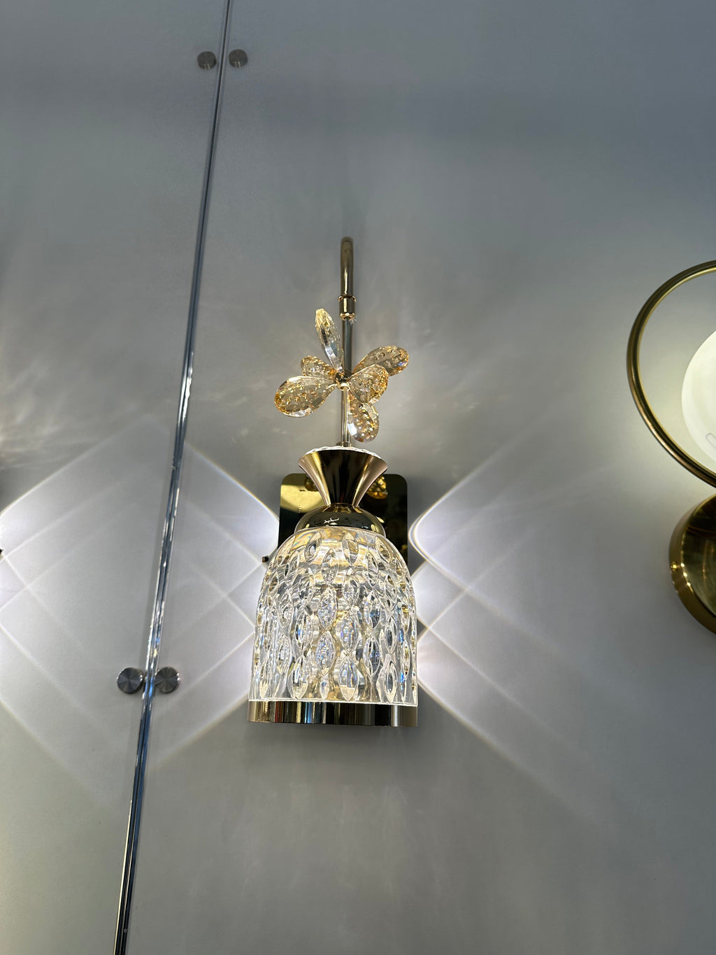 Lightigious™ - Crystal SMD Wall Light, Gold & Clear Acrylic, LED Lighting