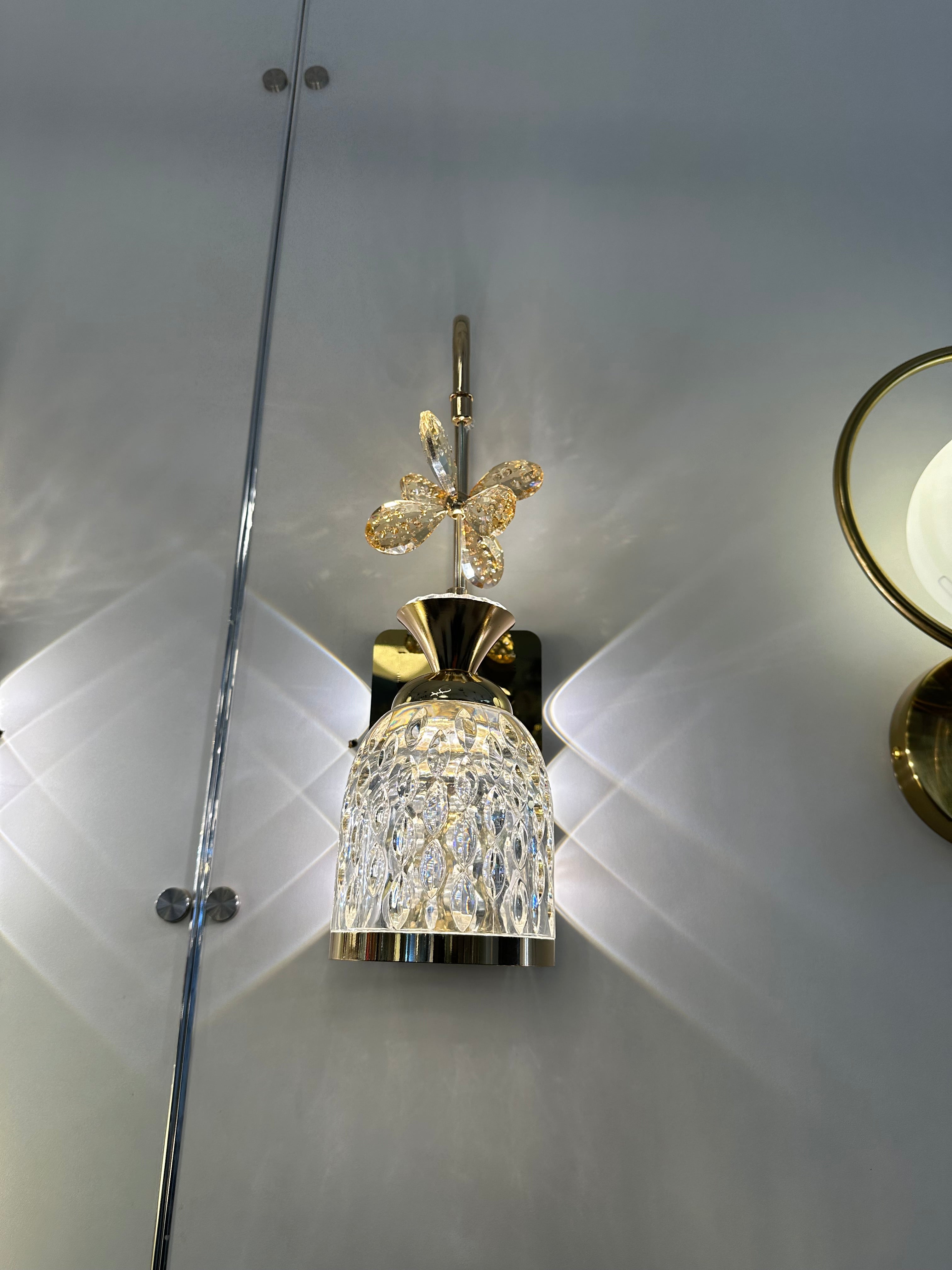 Lightigious™ - Crystal SMD Wall Light, Gold & Clear Acrylic, LED Lighting