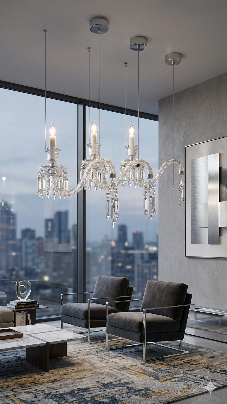 Lightigious | The Luminary Elegance Suspended Chandelier
